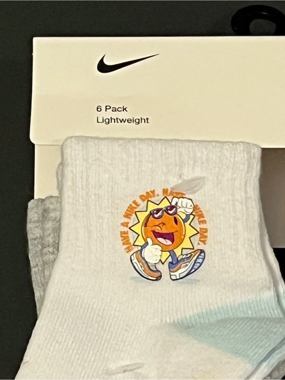 Nike Baby Ankle Socks Set Multicolor 6 Pack Sz 12-24 Months